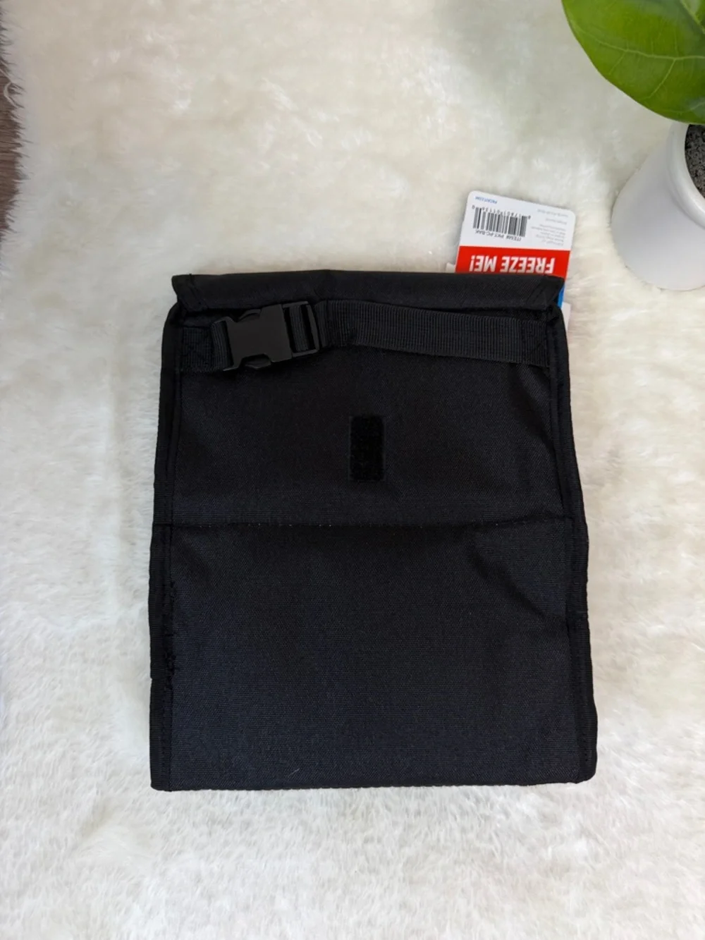 NWT PACKIT Freezable Lunch Bag - Black - Picture 2 of 3